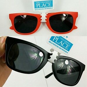 ⭐3/$30 NWT The Children's Place Sunglasses 5+ Set Orange Black